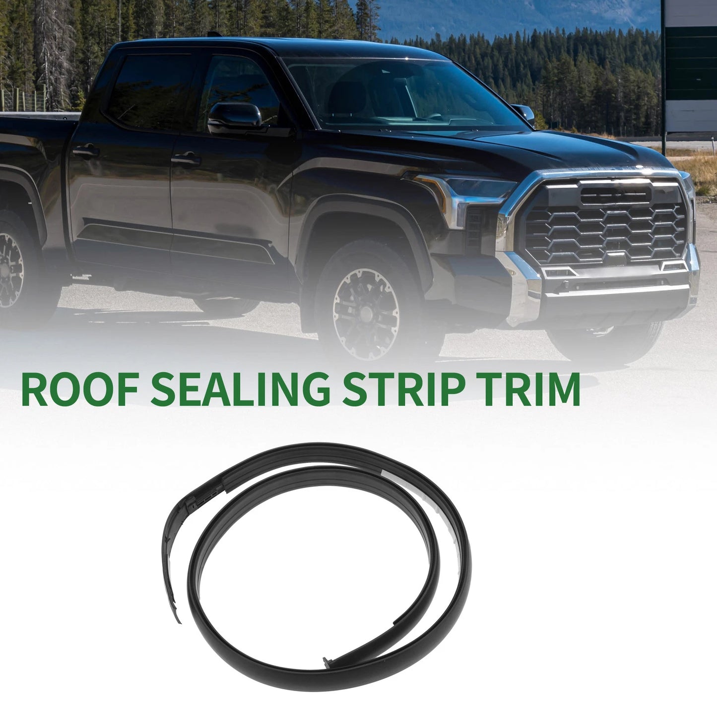 Right Roof Sealing Strip Sunroof Trim No. 7555104060 for Toyota Tacoma (2005–2023)