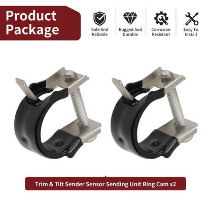 2Pcs Trim Sender Cam for Yamaha Outboard (75-300HP)