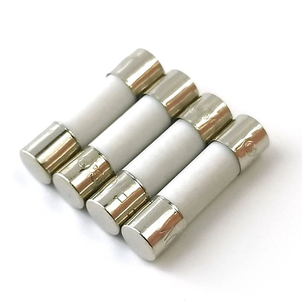 4 x 15A Ceramic Fuse Tubes 6x30mm for Microwave Oven Circuit Protection
