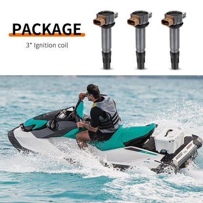 Set of 3 Ignition Coils for Sea-Doo GTI GTS (2013–2023)