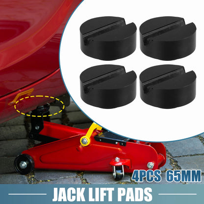 Set of 4 Universal Car Adapter Jacking Trolley Removal Tools 65mm 2.56" Dia