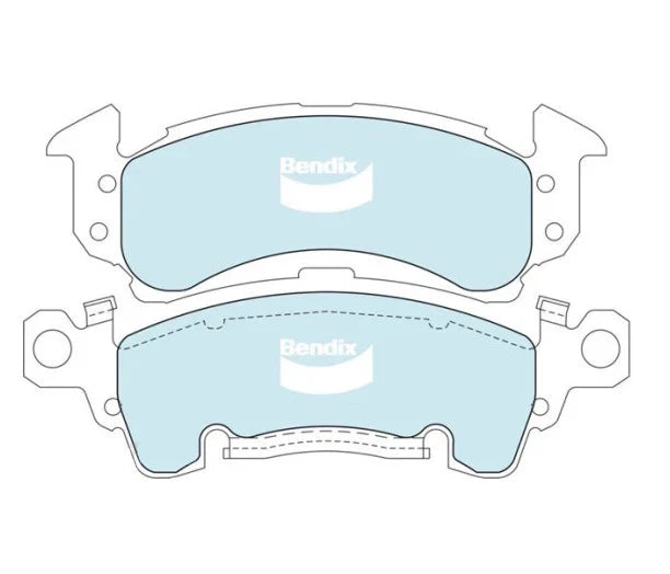 Front Bendix HD Brake Pads for Chevrolet C1500 (1990–1999)