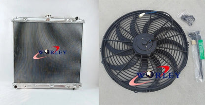 Aluminum Radiator with Fan for Nissan Frontier Pathfinder Xterra (2005–2012)