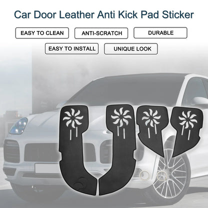 Car Door Leather Anti Kick Pad Sticker for Porsche Cayenne (2010-2015)