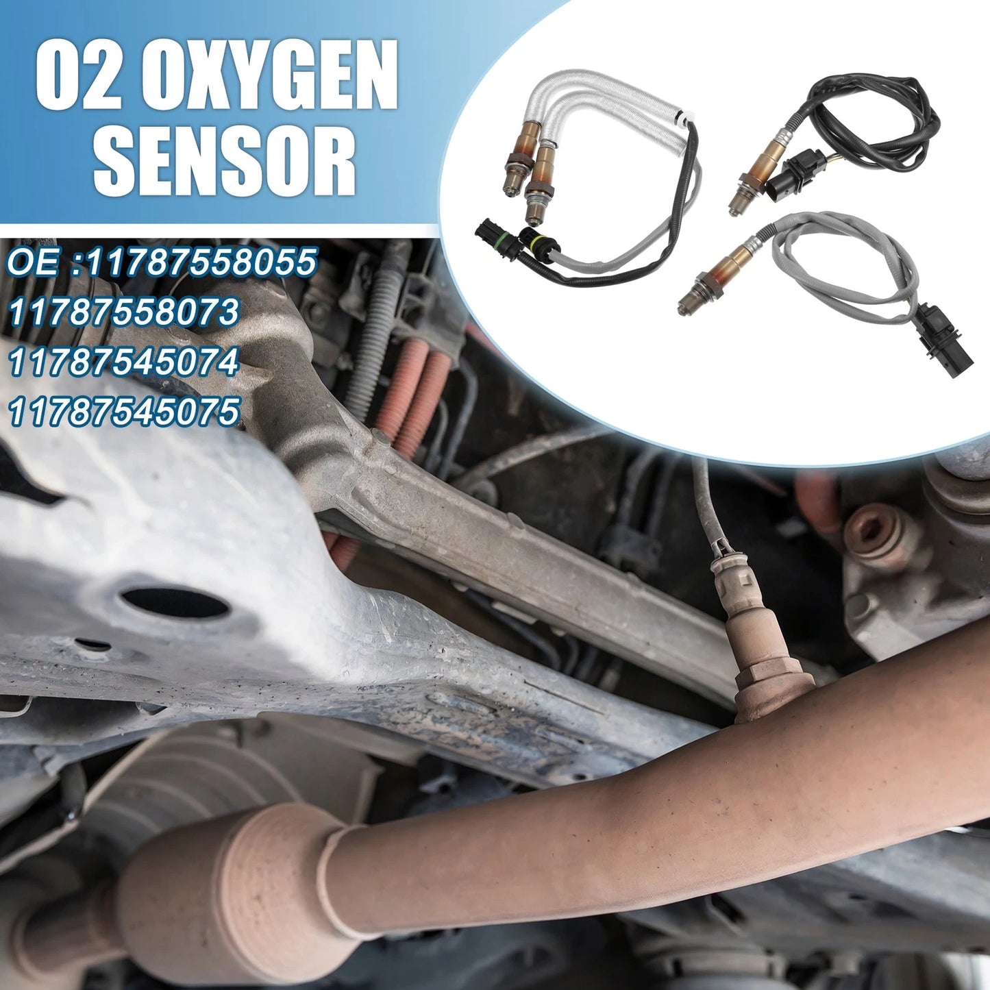 Set of 1 Oxygen Sensor No. 11787558055 for BMW X3 (2007–2010)