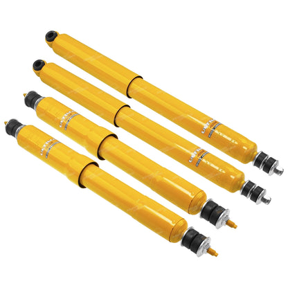 2 Front Coil + 2 Rear Leaf Shock Absorbers for Nissan Patrol (1990–2016)
