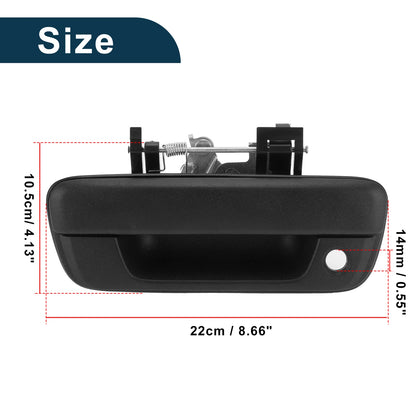 Tailgate Handle Bezel for Chevrolet Colorado, GMC (with Key Hole)
