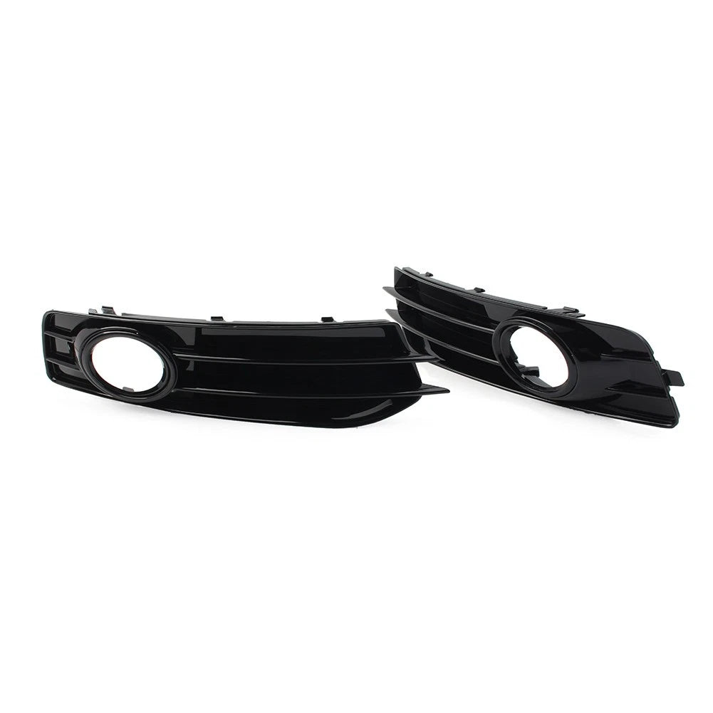 Front Bumper Honeycomb Mesh Fog Light Grille Cover for Audi