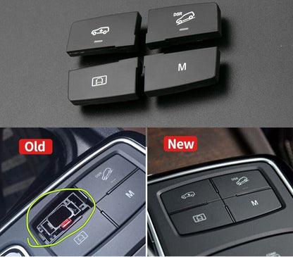 Set of 4 Center Switch Buttons for Mercedes Benz ML GL GLE GLS (2012–2020)