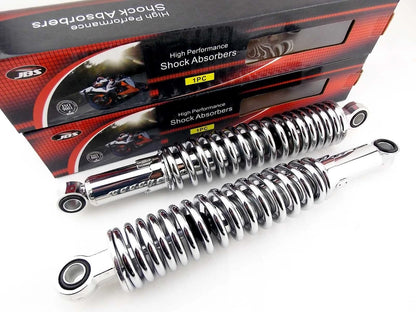 340mm JBS Chrome Rear Shock Absorbers for KTM Penton 125 MX Enduro