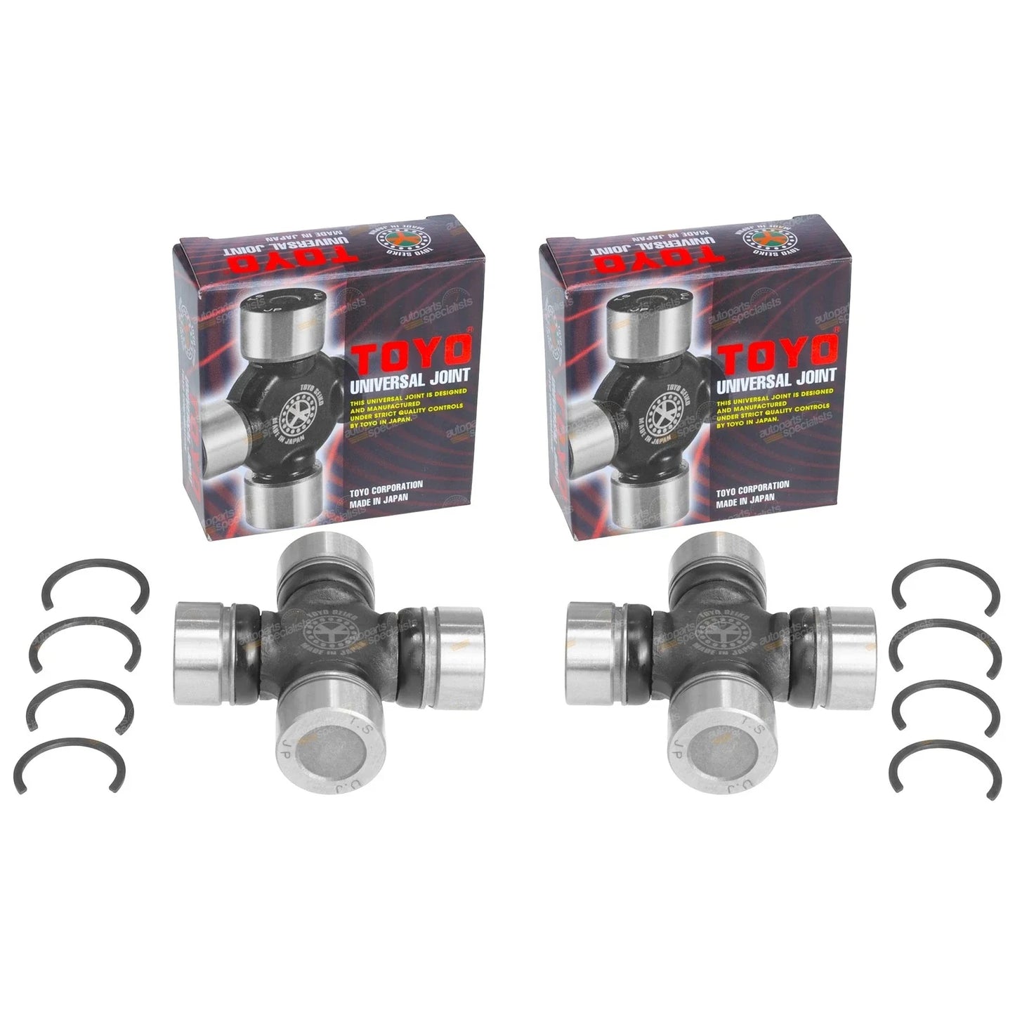 Universal Joints Front & Rear for Ford Falcon EA 3.9L (1988-1991)