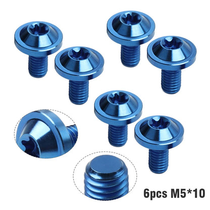 6x M5 Truss Torx Bolts Screws M5x10mm for Universal Bike Motorcycle