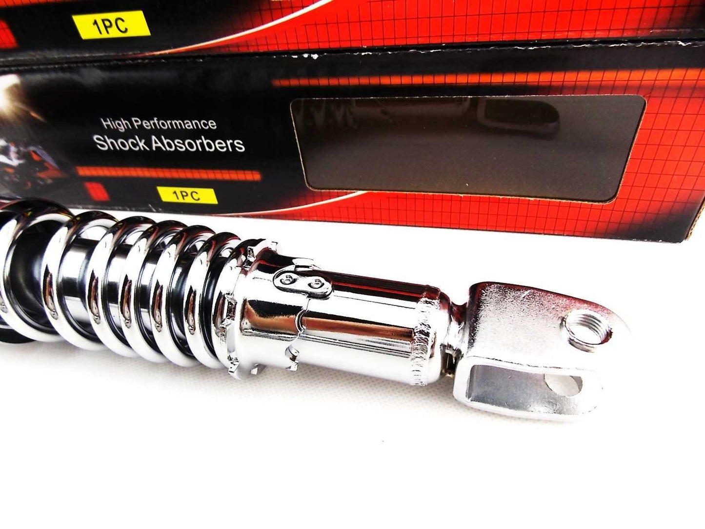 Chrome Rear Shock Absorbers for Honda CB77 Superhawk (1961–1967)