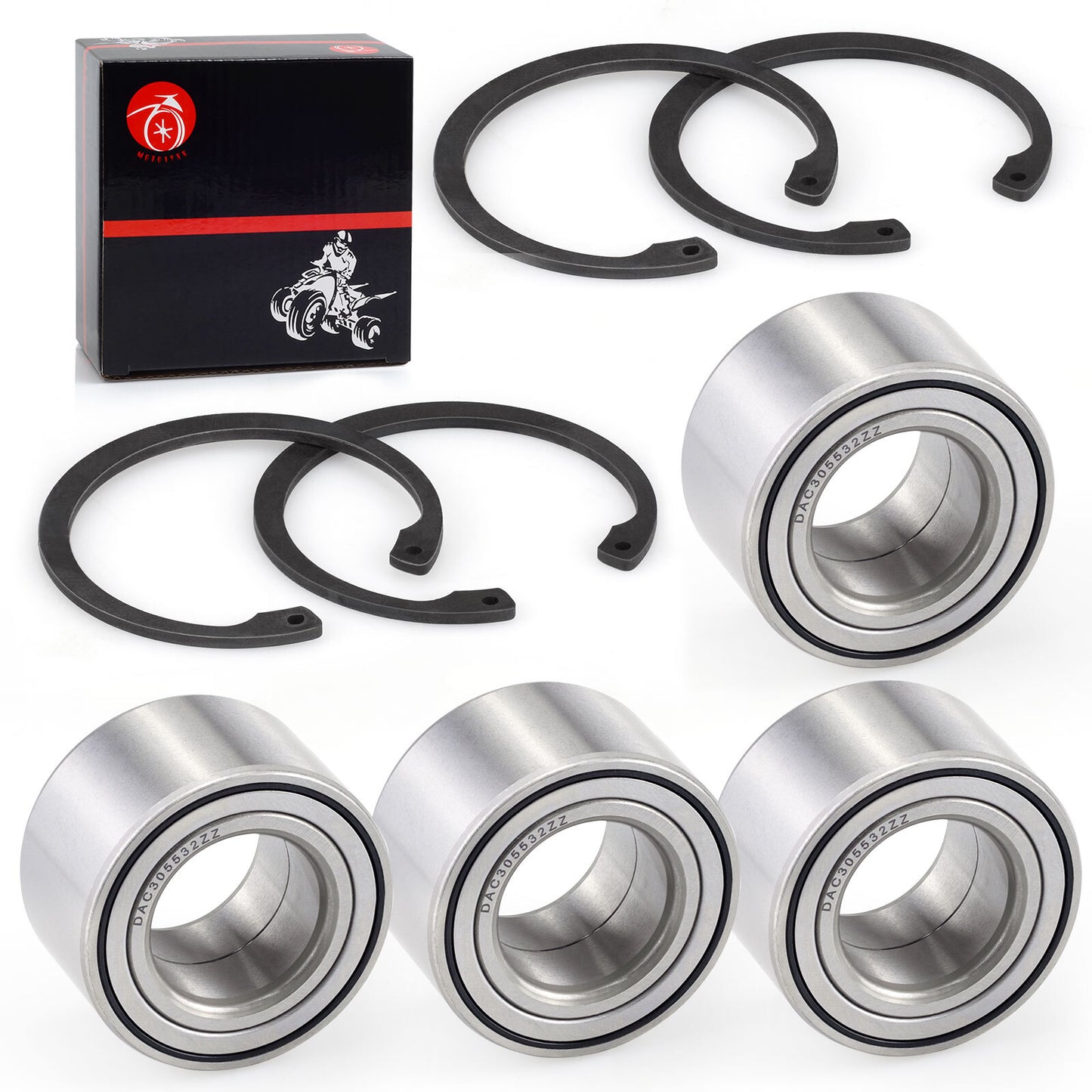 Set of 4 Wheel Bearings for Arctic Cat Prowler 500 550 650 700 1000