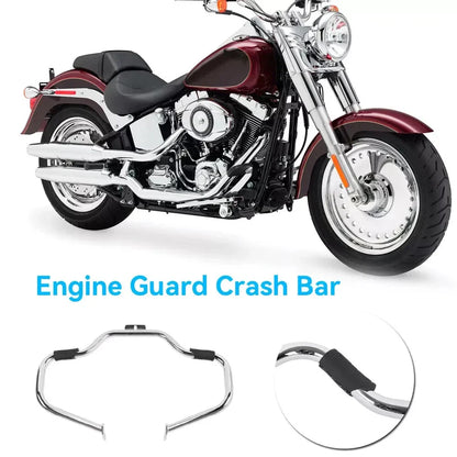 Chrome Highway Engine Guard Crash Bar for Harley Softail FXST FLSB FXLRS (2018-2021)