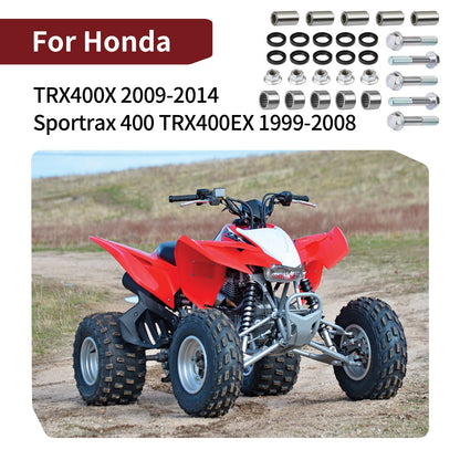 Swing Arm Linkage Bearing Bolt Nut Set for Honda Sportrax 400 (1999–2014)