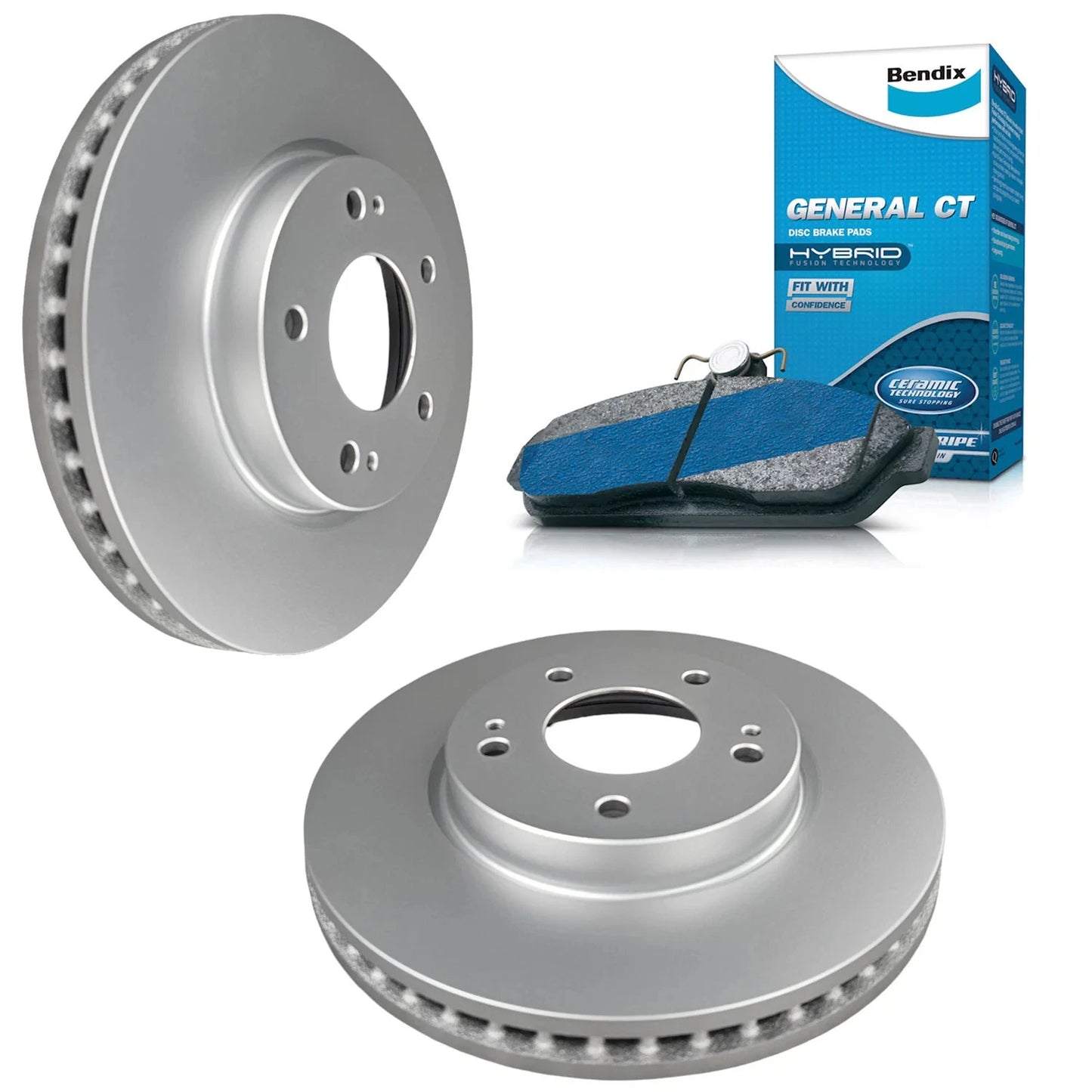 Set of 4 Brake Pads and Rotors for Nissan Qashqai J11, X-Trail T32 (2014–2023)