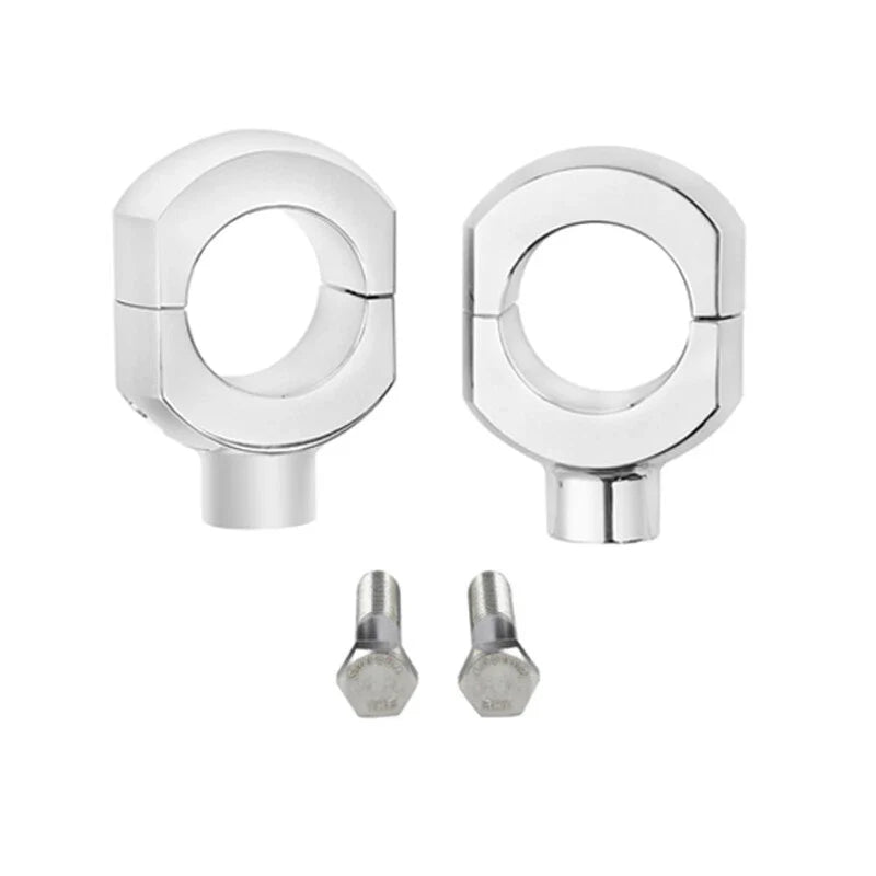 Chrome 2" Handlebar Bar Risers for Harley Sportster XL 1200 XL883 Softail (2004-2023)