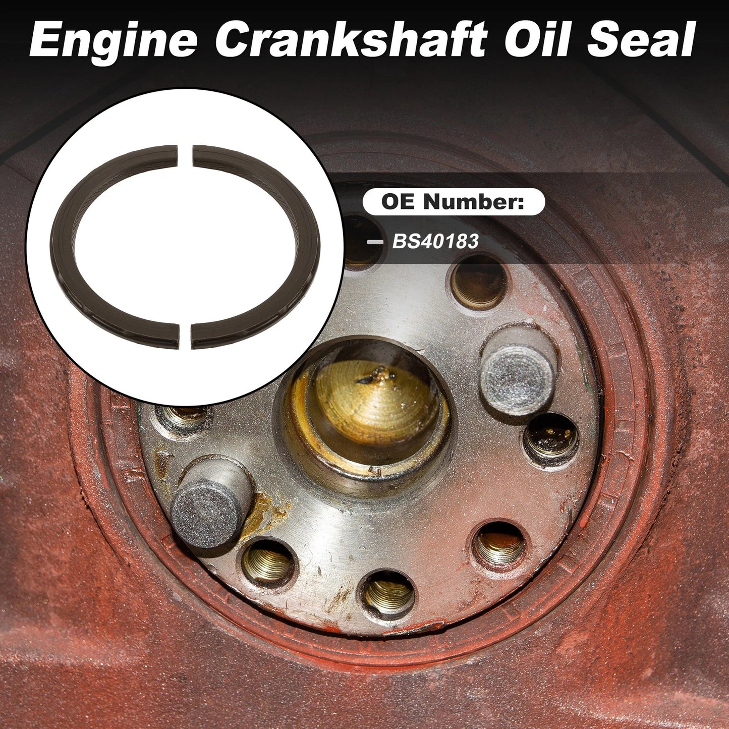 Set of 1 Rear Crankshaft Oil Seal for Jeep Cherokee (2000–2001) BS40183