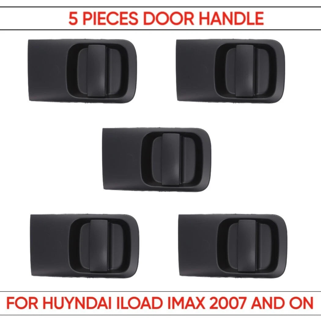 Set of 5 Rear Right Outer Sliding Door Handles for Hyundai iLoad iMax (2008-On)