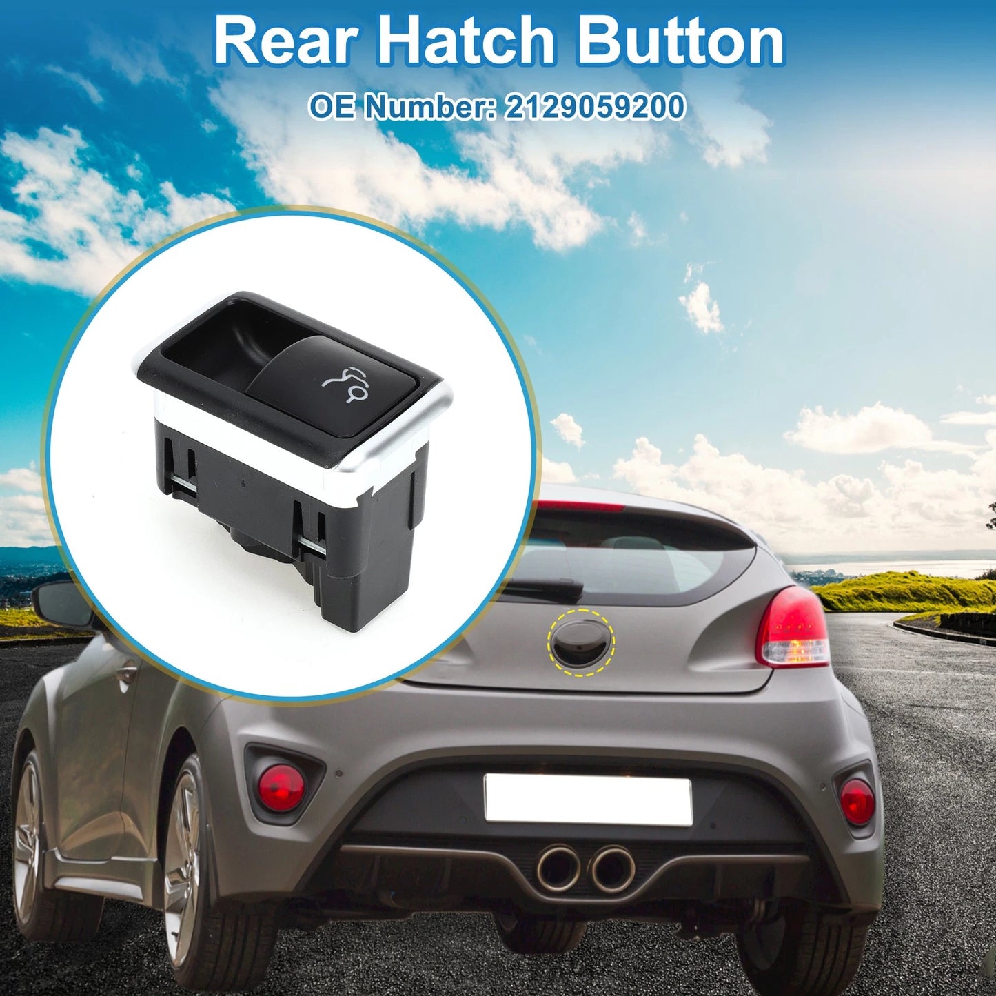 Trunk Release Switch No. 2129059200 for Mercedes-Benz C180 (2013–2015)