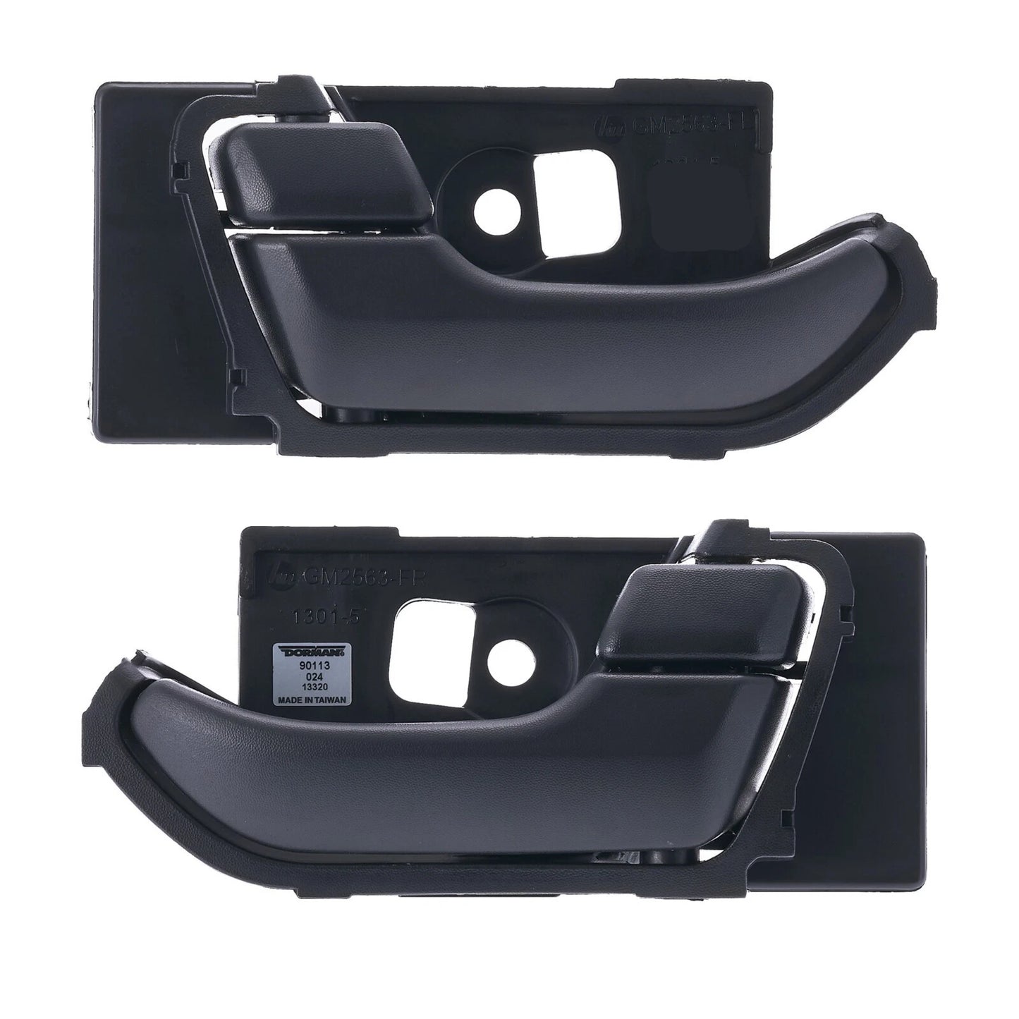 Set of 2 Inner Door Handles for Holden Colorado RG (2012–2020) Black