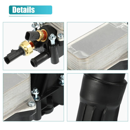 Engine Oil Cooler Housing with Gaskets for Dodge (2011-2019)