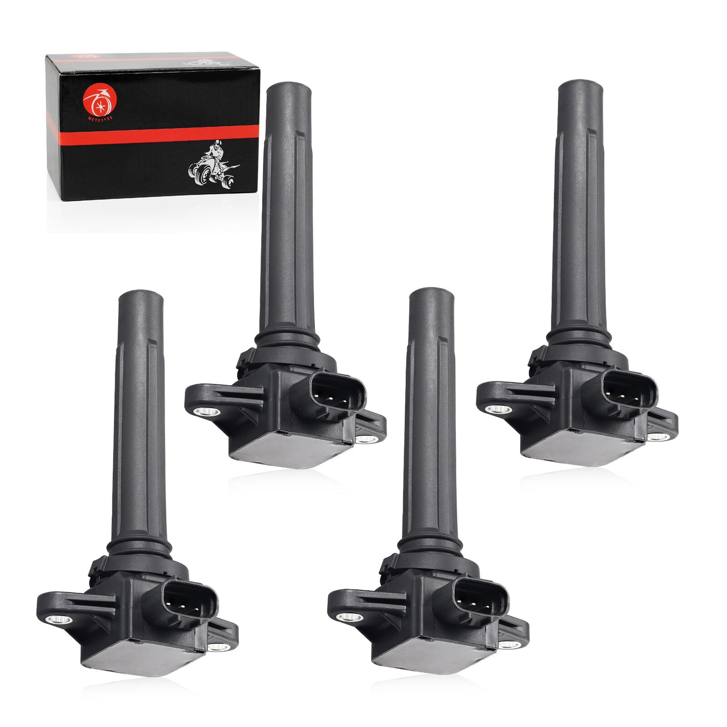 Set of 4 Ignition Coils for Yamaha WaveRunner GP1800 R HO SVHO (2017–2023)