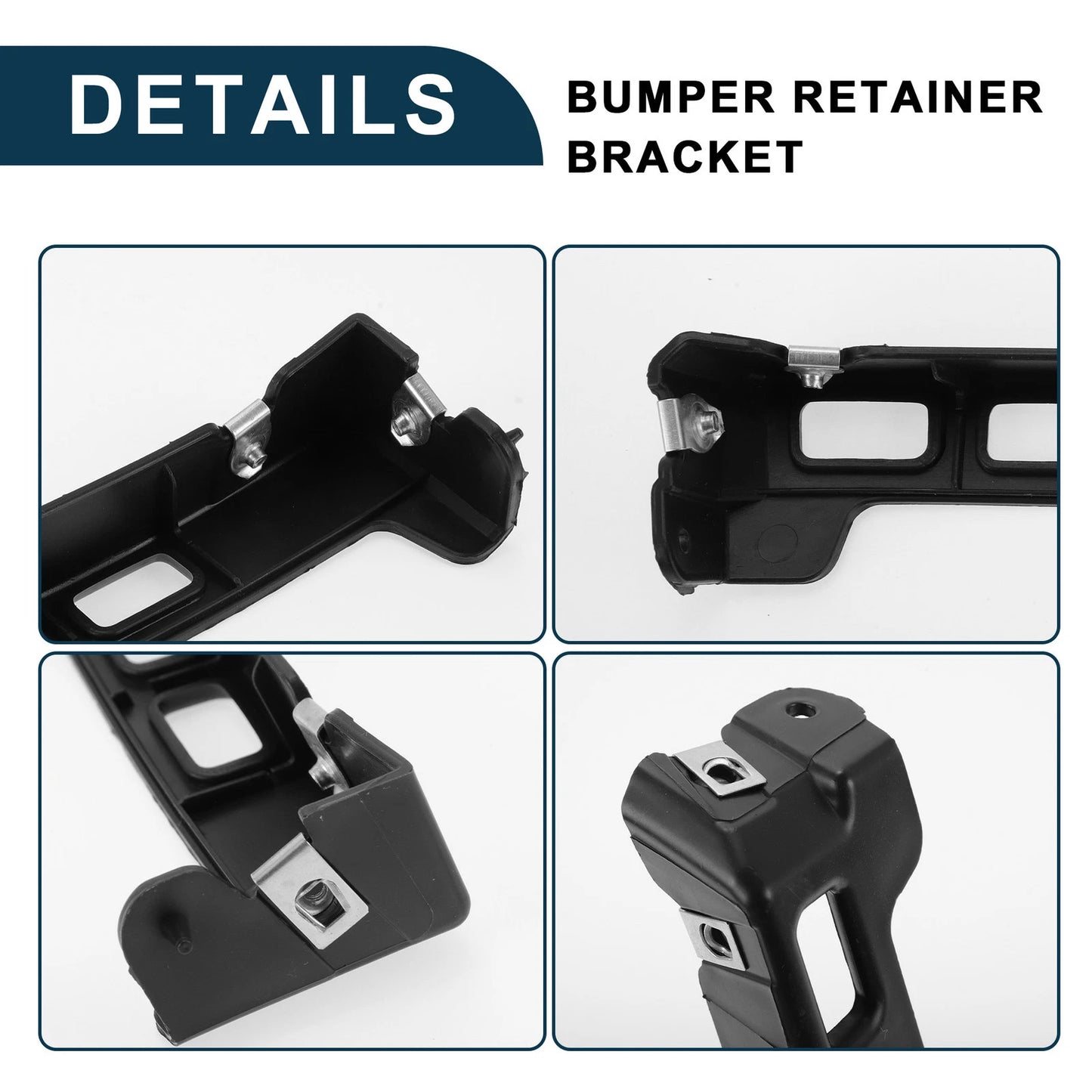 1pc Left Front Bumper Retainer Bracket No.23227561 for Chevrolet Equinox (2018–2022)