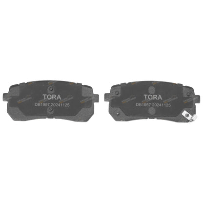 Set of 4 Rear Disc Brake Pads for Kia Carnival Grand Carnival (2006–2014)