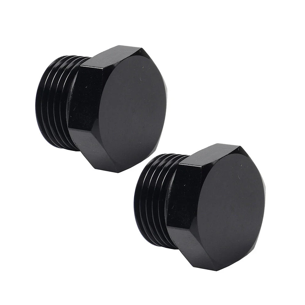 Aluminum 12AN Block Off Cap ORB Plug Male Fitting Adapters