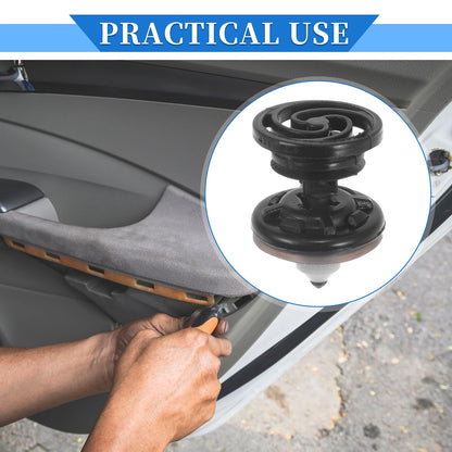 30 Pcs Door Panel Trim Retainer Clips for Audi A5 Quattro (2008–2023) Nylon Black