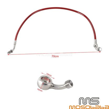 27.5" Brake Line for Harley Softail Fat Boy 114, Fat Bob 114 (2018-2023)