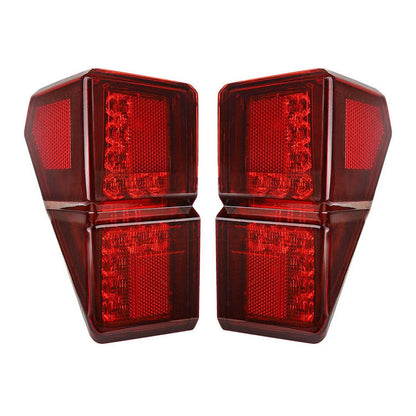 Red UTV Brake Tail Light Set for Polaris Ranger 1000 XP CREW (2019-2021)