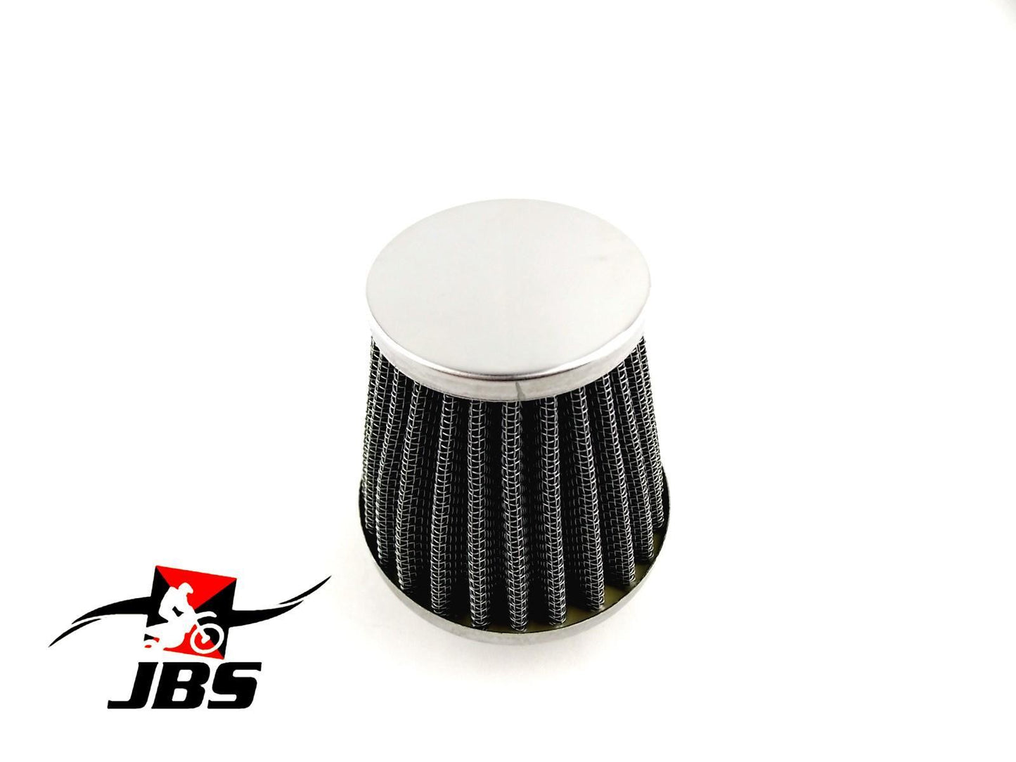 Set of 4 Chrome Pod Air Filters for Universal Applications (48mm)