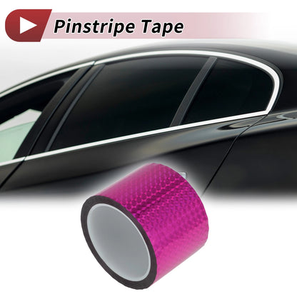 Pinstripe Tape 70mmx50m for Car Motorcycle Boat Laser Purple (1 Pcs)