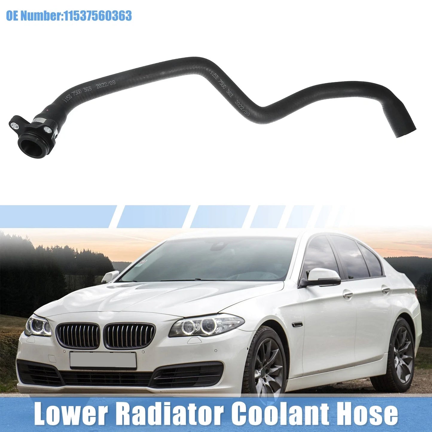 Radiator Coolant Hose for BMW X6 XDrive35i 3.0L L6 (2008 - 2014)