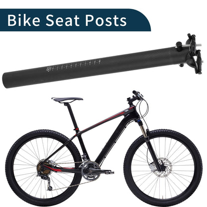 34.9mm Carbon Fiber Bike Seat Post for Universal Fit (450mm)