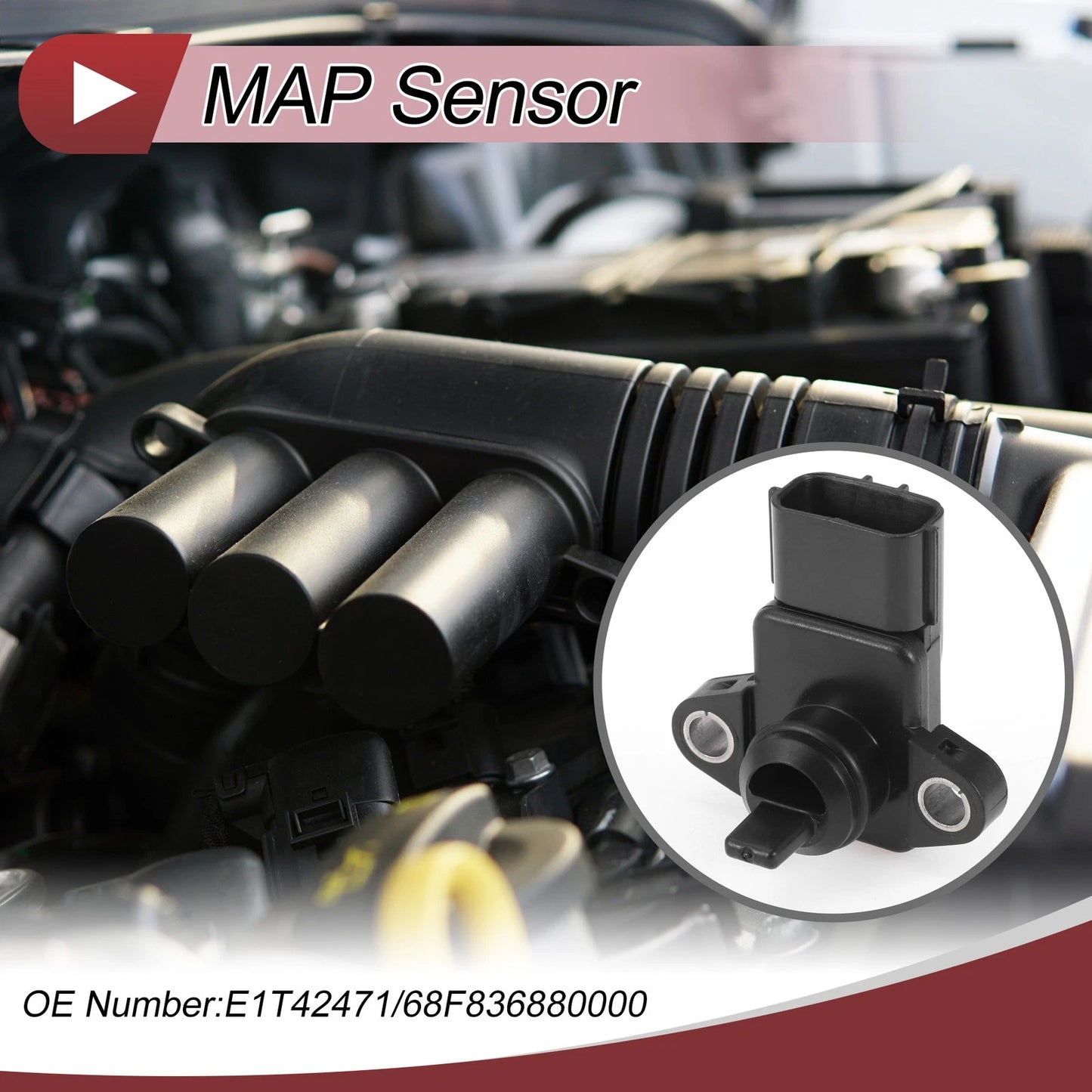 MAP Sensor No.E1T42471 for Yamaha LZ150TXRC (2004)