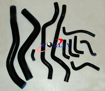 BLK Silicone Radiator & Heater Hose for Mitsubishi Eclipse Spyder GST/GSX (1995-1999)