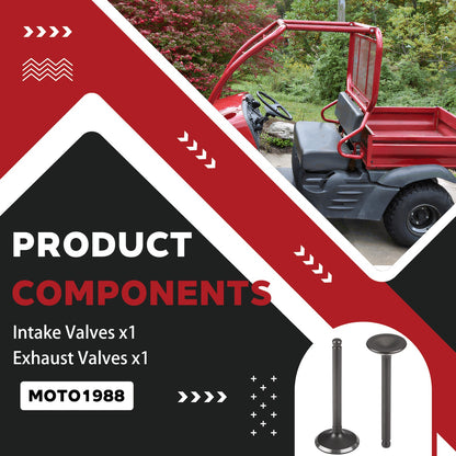 Intake & Exhaust Valves for Kawasaki Mule 600 610 SX (2005–2024)