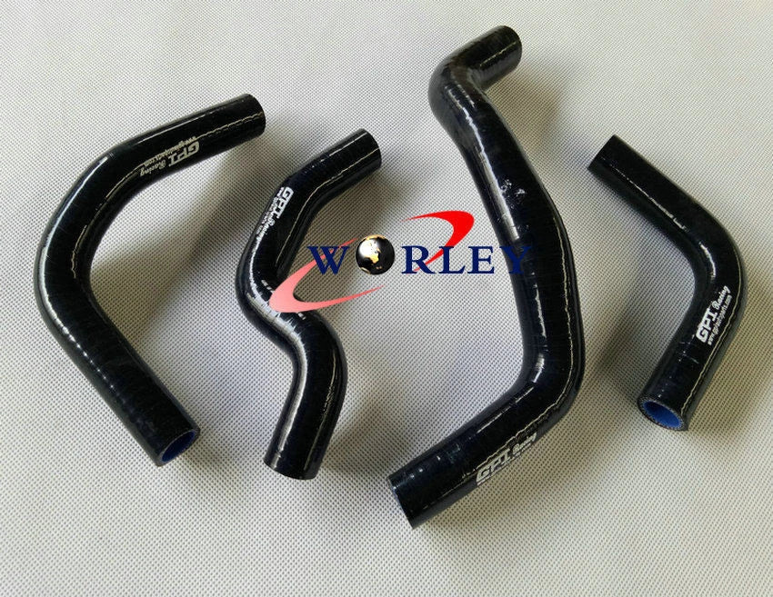 Blue Silicone Radiator Hose for Suzuki DRZ400E (2003–2007)