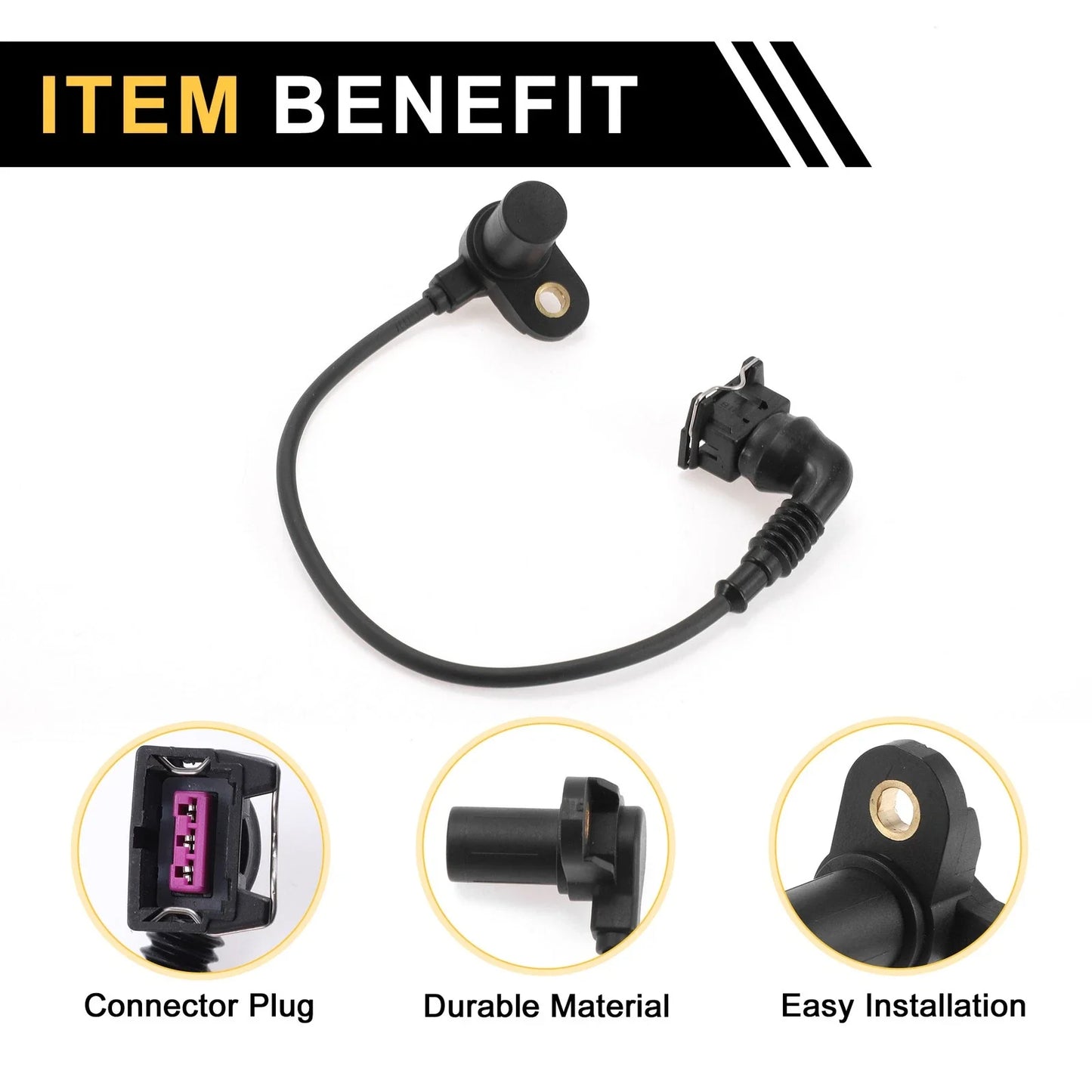 1 Pc Crankshaft Position Sensor for BMW M3 Coupe (2000-2006)