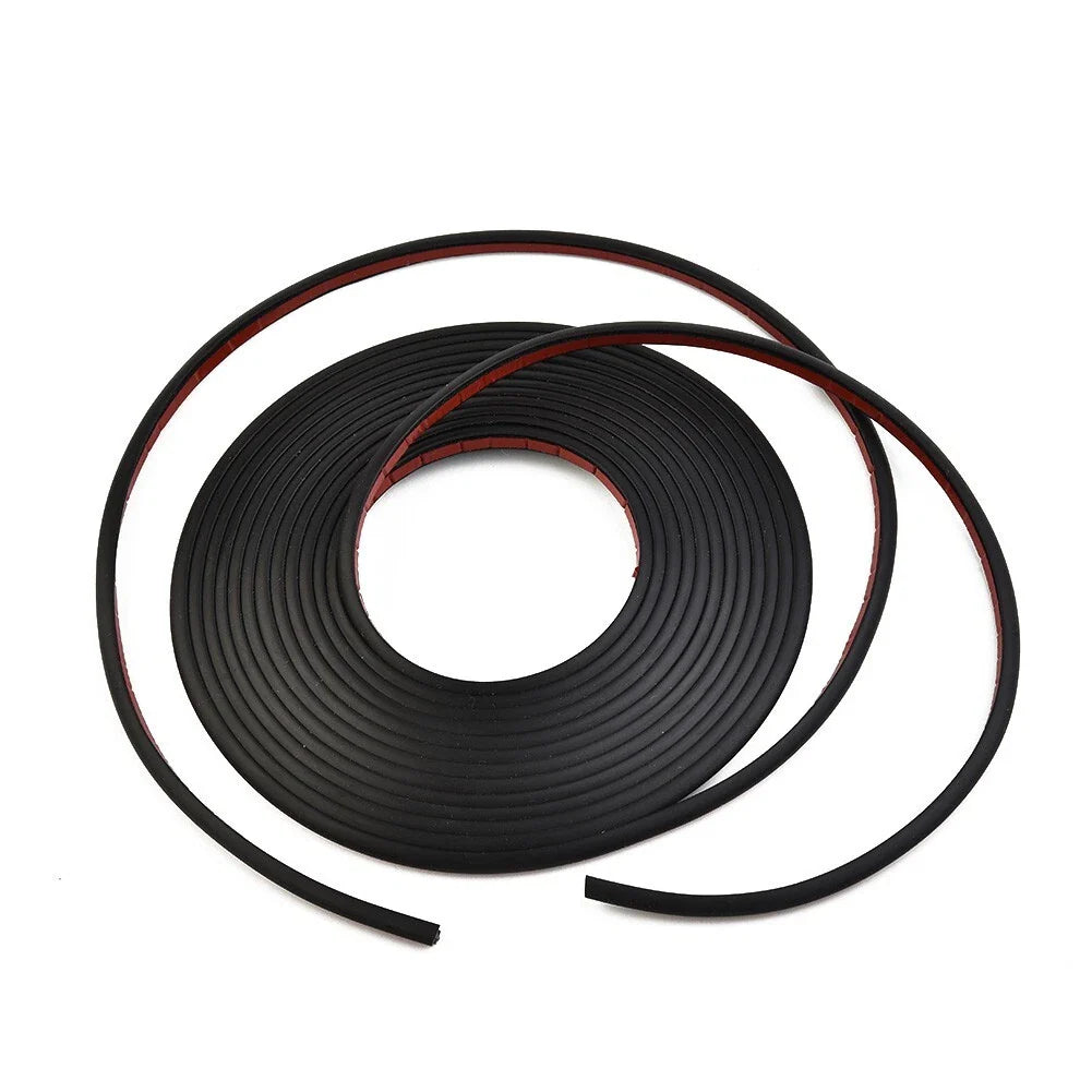 5M Slanted T Shape Car Trim Seal Strips Weatherstrip Headlight Bumper Lip Insert
