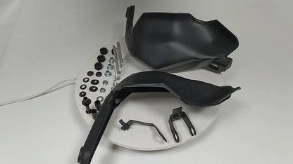 Black Hand Guards Protector Mount Kit for Kawasaki Versys 650 (2022-2024)