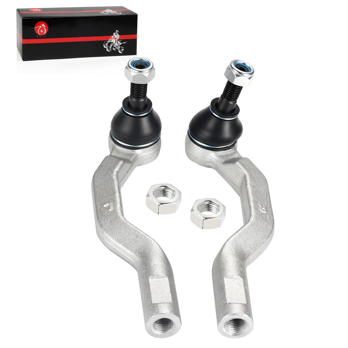 Set of 2 Heavy Duty Tie Rod Ends for Polaris RZR XP 1000 XP4 Turbo
