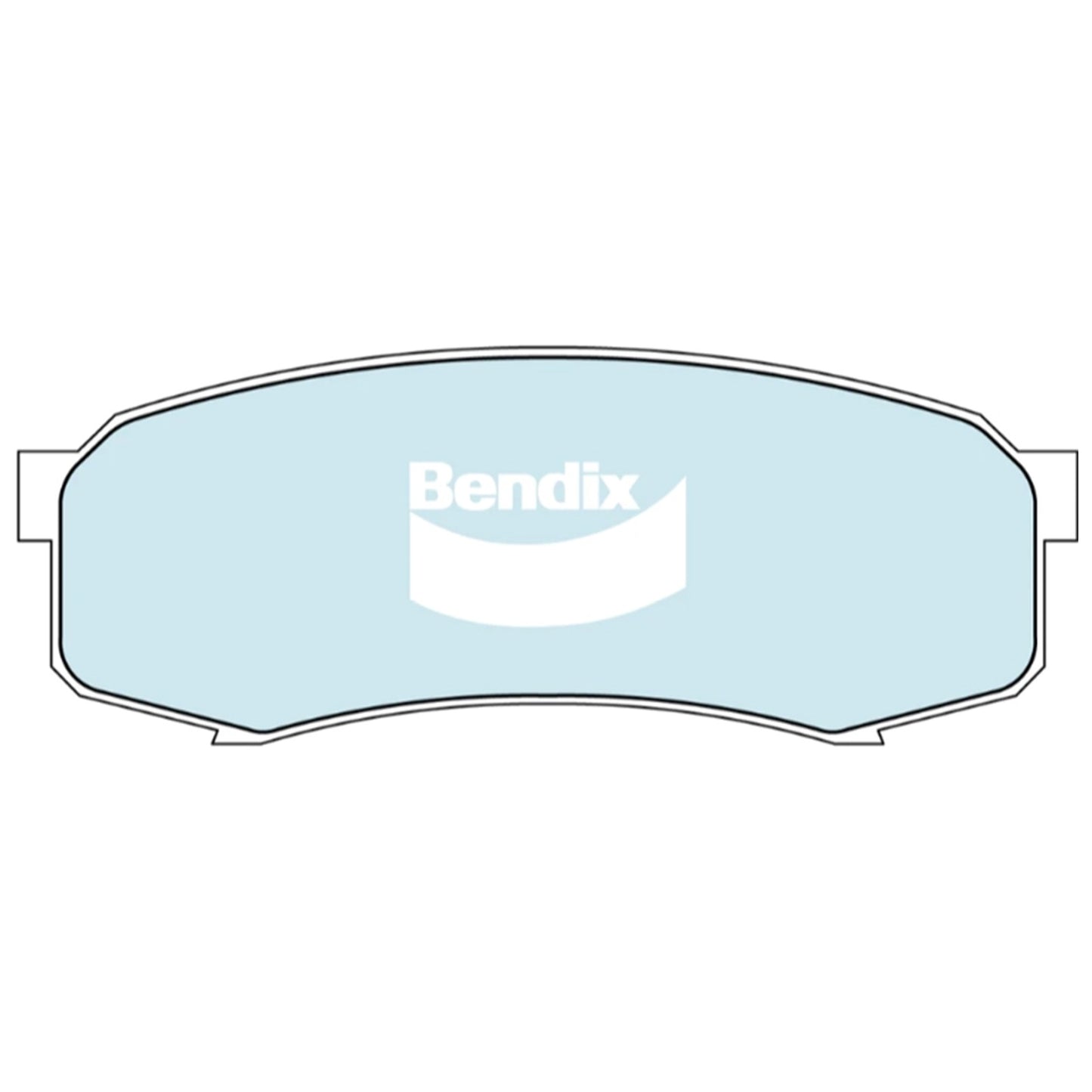 Set of 4 Bendix Rear Disc Brake Pads for Toyota Fortuner (2015–2019)