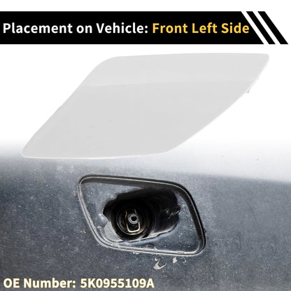 Left Headlight Washer Nozzle Cover Cap for VW Golf 6 MK6 GTI (2009–2013)