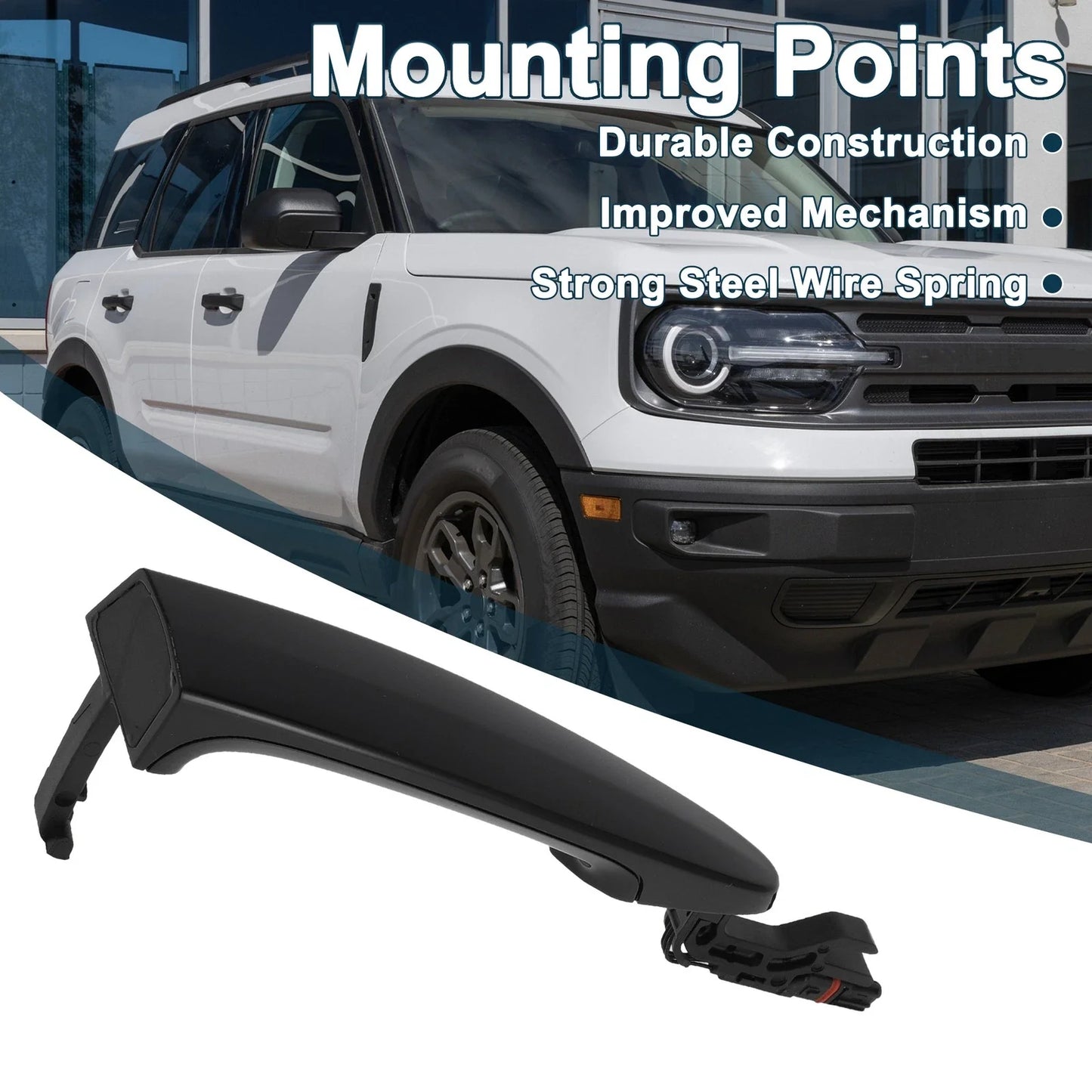 Front Right Exterior Door Handle for BMW X5 E70 E71 E72 Black