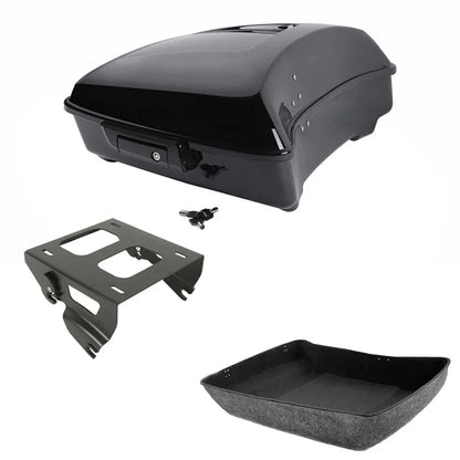 Chopped Trunk Solo Mount Rack for Harley Touring Road Glide (2014-2025)